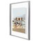 Americanflat Floating Aluminum Picture Frame - Sleek Aluminum Photo Frame for Wall Display - Black Metal Molded Frame - Shatter Resistant Glass - Hanging Hardware